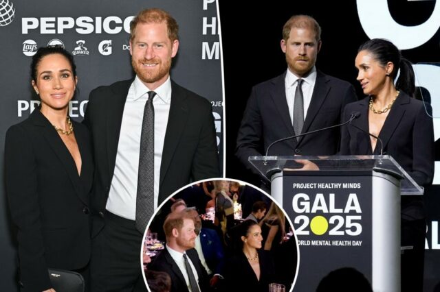 Príncipe Harry e Meghan Markle revelam preocupações online com seus filhos enquanto o casal é coroado como 'Humanitários do Ano' na gala de Nova York

