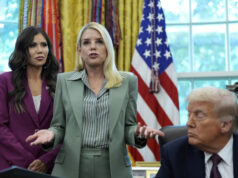 Pam Bondi está irritando os republicanos ao evitar a divulgação dos arquivos de Epstein O czar da fronteira da Casa Branca, Tom Homan, fala com repórteres na Casa Branca, quinta -feira, 29 de maio de 2025, em Washington. (AP Photo/Evan Vucci)