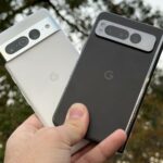 Melhoria de foto AI no Google Pixel 6 executando Material 3 Expressive