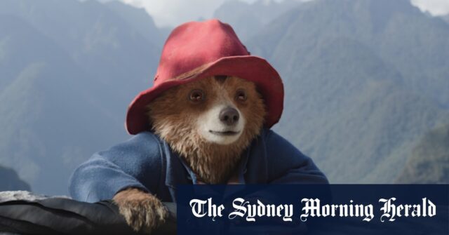 Uma cena do filme Paddington no Peru.