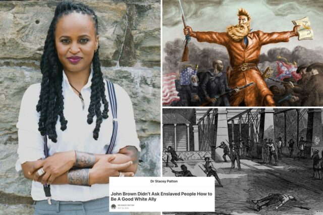 Professor da Howard University exorta 'aliados brancos' a serem como militantes abolicionistas enforcados por assassinato

