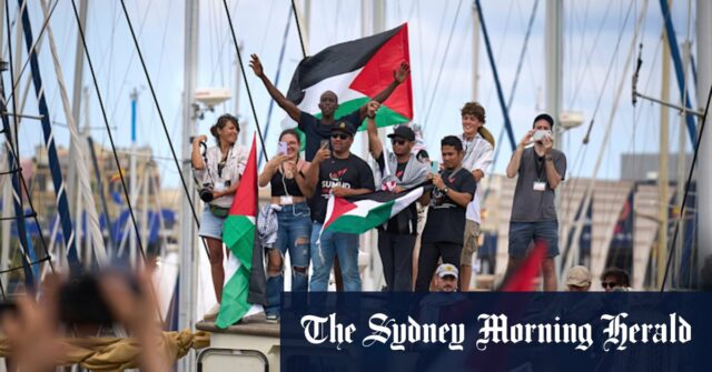 O criador do conteúdo de Sydney, Abubakir Rafiq, faz parte da flotilha global de Sumud, em direção a Gaza. 