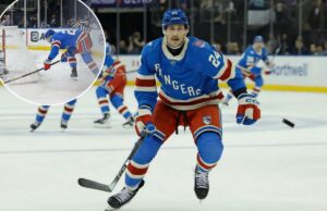 Rangers muda escalação após Carson Soucy retornar de lesão Carson Soucy persegue o disco no segundo tempo no Madison Square Garden, em Nova York