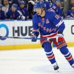 Artemi Panarin, que luta contra uma lesão no corpo, foi mantido fora da perda de pré -temporada dos Rangers para os demônios por causa de razões de precaução.