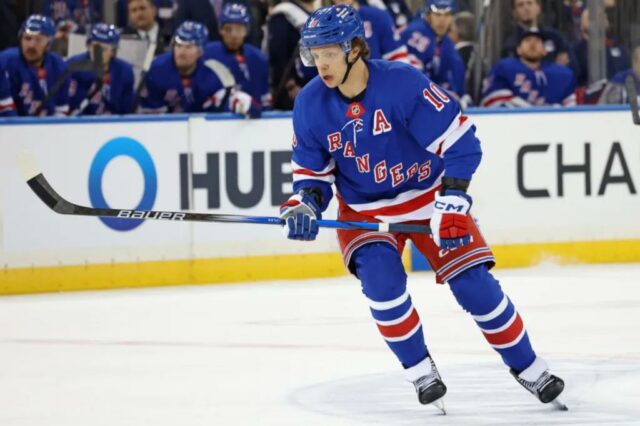Artemi Panarin, que luta contra uma lesão no corpo, foi mantido fora da perda de pré -temporada dos Rangers para os demônios por causa de razões de precaução.