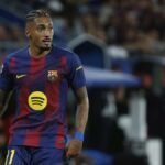 Raphinha, do Barcelona, ​​foi eliminado do El Clasico contra o Real Madrid