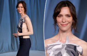 Rebecca Hall chama a atenção com um vestido nu de ilusão de ótica na Academy Museum Gala 2025 Rebecca Hall chama a atenção com um vestido nu de ilusão de ótica na Academy Museum Gala 2025
