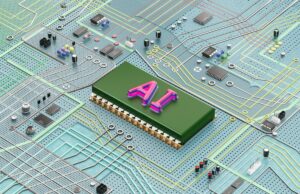 Representação aumenta US$ 2 bilhões para ser o laboratório de IA de fronteira aberta da América, testando DeepSeek A complex electronic circuit board containing an artificial intelligence chip