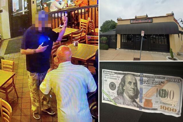 Restaurante do Missouri se vinga de 'Dine-and-dasher' que tentou pagar um hambúrguer, acompanhado de uma nota de US $ 1.000

