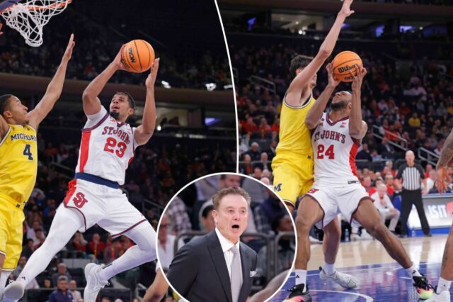 Rick Pitino tirando muitos pontos positivos da derrota competitiva da Rick Pitino tirando muitos pontos positivos da derrota competitiva da pré-temporada de St. John para Michigan
