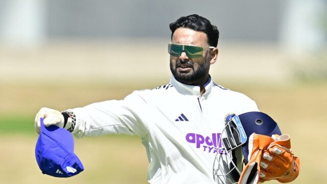 Rishabh Pant cai por apenas 17 anos após recuperação de Rishabh Pant cai por apenas 17 anos após recuperação de lesão durante Índia A x África do Sul A