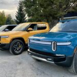 Rivian R1T line up Colorado