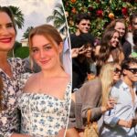 Rowan, filha de Brooke Shields, filmando para o show nepo da Bravo 'Next Gen NYC'