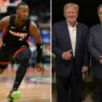 O armador do Miami Heat, Terry Rozier, segura a bola durante um jogo contra o Washington Wizards.