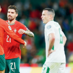 Ruben Neves abre o gol da vitória contra a Irlanda