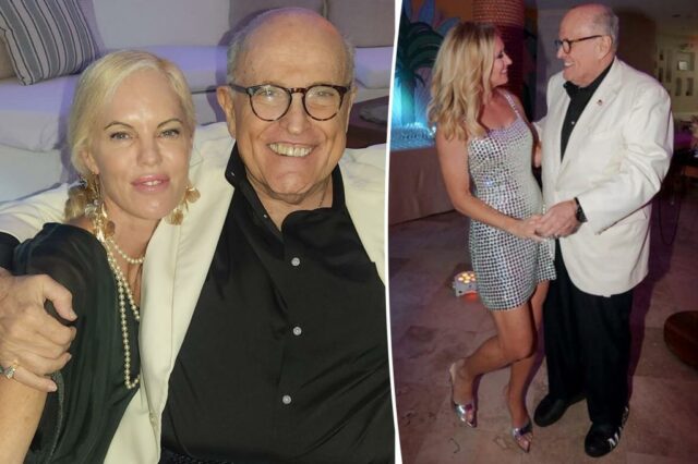 Rudy Giuliani dança a noite toda em festa temática de 'Miami Vice' após se recuperar de um acidente de carro

