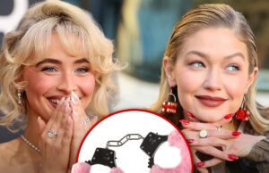 Sabrina Woodworker divertidamente ‘apreensões’ Gigi Hadid no Pittsburgh Show gigi hadid e sabrina carpenter getty 1