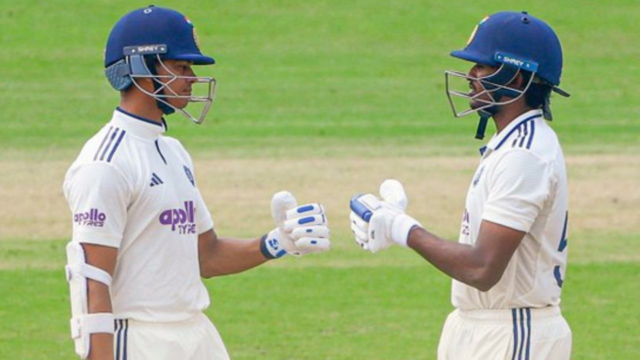 Segundo exame IND vs WI: Índia chega a 220/1 no chá após o 7º Te de Yashasvi Jaiswal 

