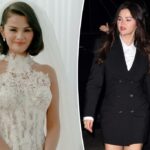Selena Gomez surpreende com vestido blazer branco em jantar de ensaio de casamento