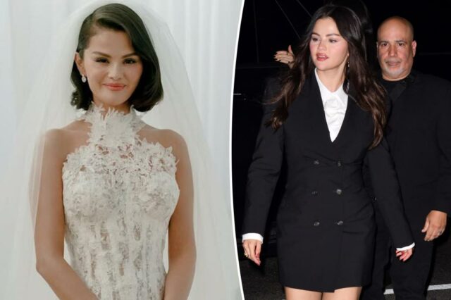 Selena Gomez surpreende com vestido blazer branco em jantar de ensaio de casamento

