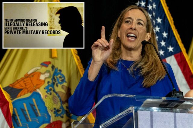 Sherrill lança um novo anúncio culpando Trump, Ciattarelli por vazamentos de registros militares - enquanto as pesquisas mostram a corrida de aperto

