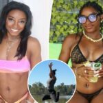 Simone Biles aparentemente confirma a plástica nos seios com uma postagem atrevida nas redes sociais