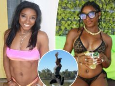 Simone Biles aparentemente confirma a plástica nos seios com uma postagem atrevida nas redes sociais Simone Biles aparentemente confirma a plástica nos seios com uma postagem atrevida nas redes sociais