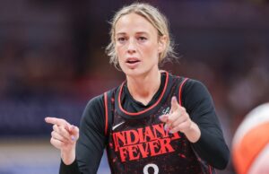 Sophie Cunningham, da High Temperation indiana fever star sophie cunningham playing wnba game