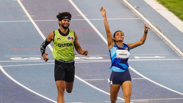Sprint de ouro de Simran Sharma: a celebridade paralímpica da Índia irradia mais uma vez 

