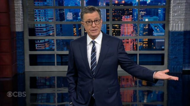 Stephen Colbert critica o lançamento da prisão de George Santos: 'O seguinte monte de porcaria que Trump está caindo na cidade de Nova York' | 

