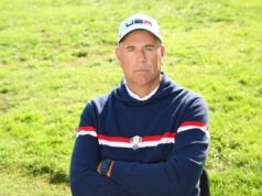 Stewart Cink joga chapéu no ringue para 2027 Capitão do United State Ryder Mug Stewart Cink Throws His Hat in Ring for 2027 U.S. Ryder Cup Captain
