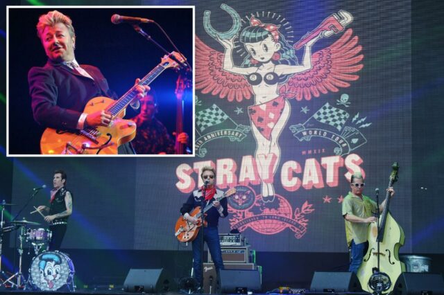 Stray Cats cancela toda a turnê pelos EUA enquanto o Stray Cats cancela toda a turnê pelos EUA enquanto o vocalista Brian Setzer luta contra uma 'doença grave'