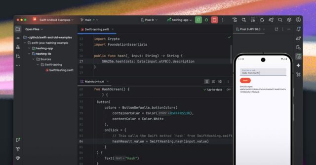 Swift SDK para Android oferecido atualmente Swift SDK para Android oferecido atualmente