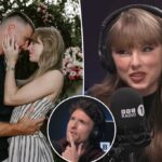 Taylor Swift convida a BBC Radio 1 apresentadora para ela e o casamento de Travis Kelce no ar