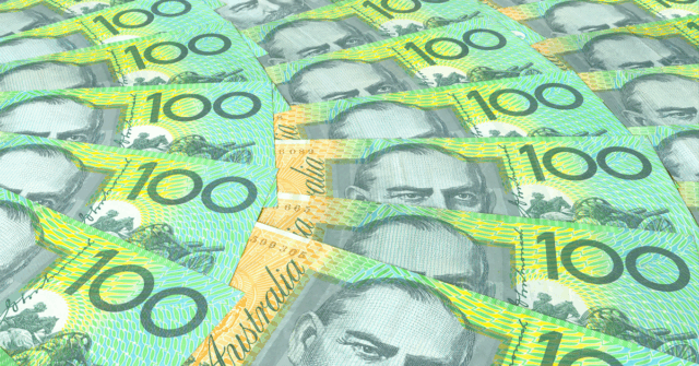 Caixa em dinheiro australiana