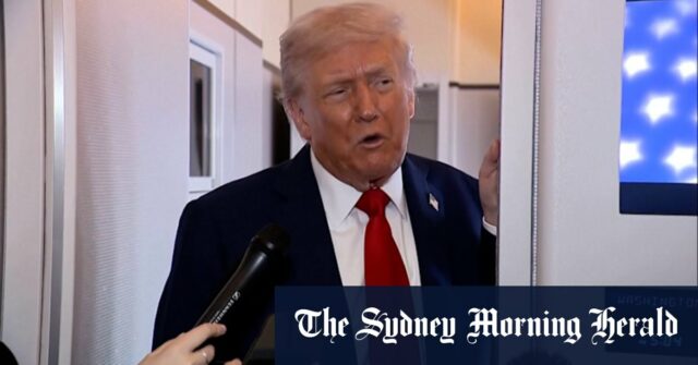 'Todo mundo está feliz' - Trump

