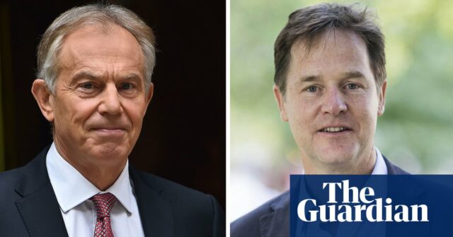 Tony Blair e Nick Clegg organizaram um jantar proporcionando aos empregadores de tecnologia acessibilidade ao padre do Reino Unido 

