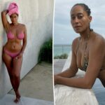 Tracee Ellis Ross ferve em fotos de biquíni ao comemorar seu 53º aniversário: 'Mais malvada do que nunca'