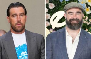 Travis Kelce atende ao futuro da NFL durante toda a reunião com o irmão Jason Kelce A mãe de Travis Kelce estava 'no topo da reunião do mundo f-king', os famosos amigos de Taylor Swift
