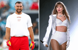 Travis Kelce comemora 100º gol com Taylor Swift Motion Travis Kelce comemora 100º gol com Taylor Swift Motion