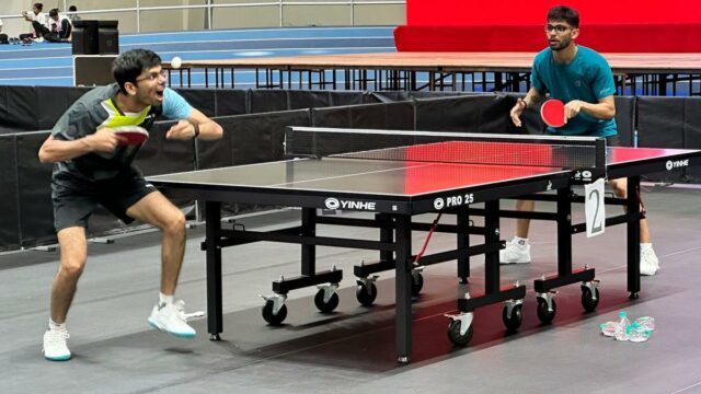 Treine Sourav Chakraborty esperançoso de atualização de medalha no Oriental Table Tennis Group Championships 2025 

