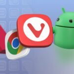 Opções como ações da página, localizar na página, configurações, etc. no Vivaldi