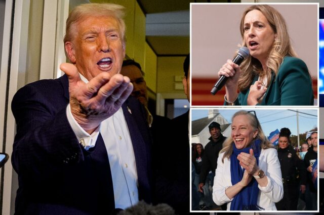 Trump alerta que Nova Jersey enfrentará foco de crime e Trump alerta que Nova Jersey enfrentará foco de crime e aumento vertiginoso dos preços da energia se Mikie Sherrill for eleita