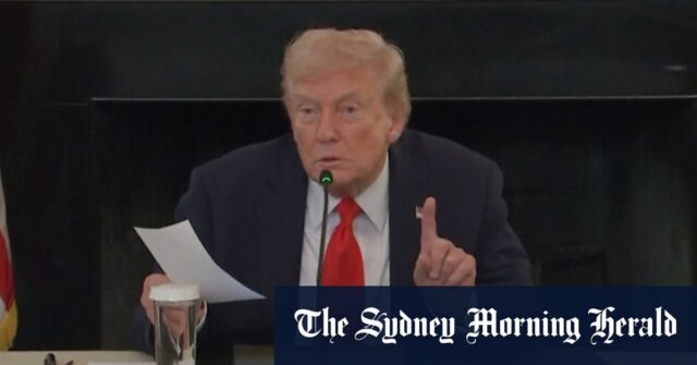 Trump anuncia que Israel e Hamas assinam primeira fase do acordo de paz

