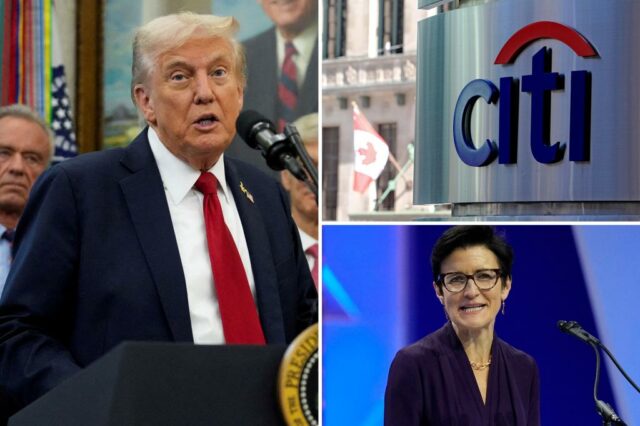 A CEO do Citigroup, Jane Fraser, fala durante uma audiência de comitê bancária, habitação e assuntos urbanos do Senado.