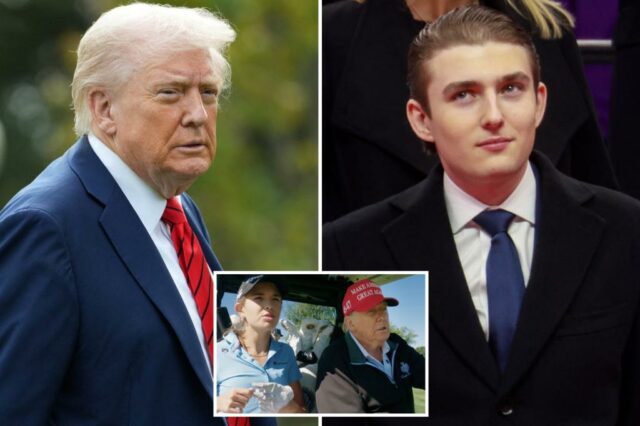 Trump compartilha atualizações sobre o progresso de Barron na NYU no vlog da neta Kai


