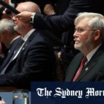 Trump confronta Rudd em uma troca estranha