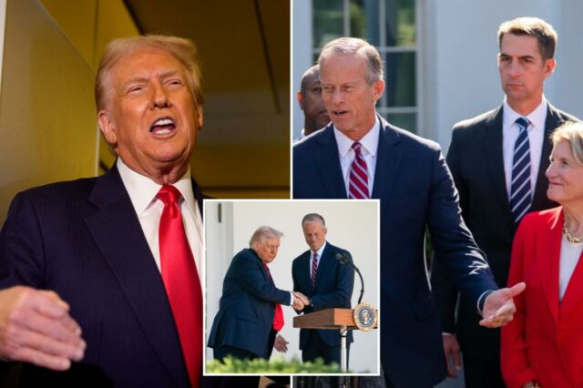 Trump exige que os republicanos do Senado invoquem 'opção nuclear' Trump exige que os republicanos do Senado invoquem 'opção nuclear' para acabar com a paralisação do governo 'destruidor de países'