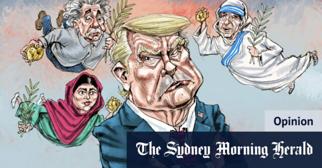 Trump não é digno do Prémio Nobel da Paz – nem agora, nem nunca

