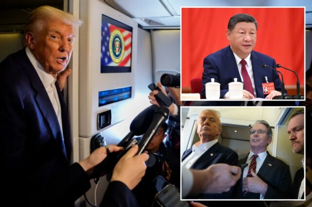 Trump prevê 'transação bem-sucedida' com a China antes da cúpula Trump prevê 'transação bem-sucedida' com a China antes da cúpula de Xi